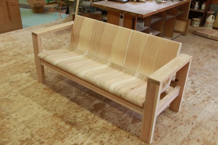 ベンチ製作③ ベンチ製作 アート 龍神 作家